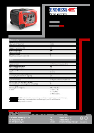 Generatori a benzina Endress ESE 3000i