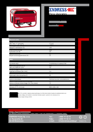 Generatori a benzina Endress ESE 406 HS-GT ES
