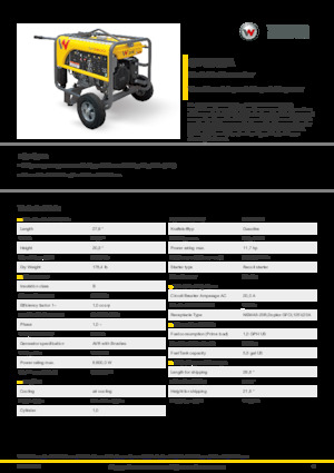 Generatori a benzina Wacker Neuson GP6600A