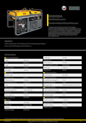 Generatori a benzina Wacker Neuson GP9700A