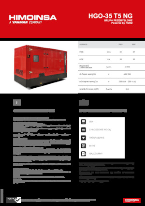 Generatori a benzina HIMOINSA HGO-35 T5 NG