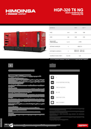 Generatori a benzina HIMOINSA HGP-320 T6 NG