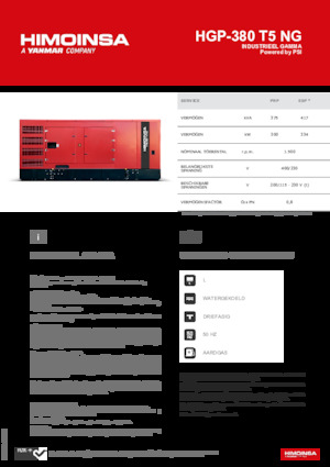 Generatori a benzina HIMOINSA HGP-380 T5 NG