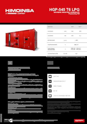 Generatori a benzina HIMOINSA HGP-545 T6 LPG