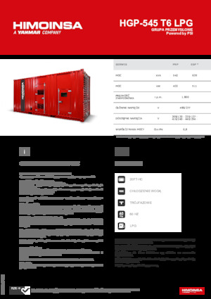 Generatori a benzina HIMOINSA HGP-545 T6 LPG