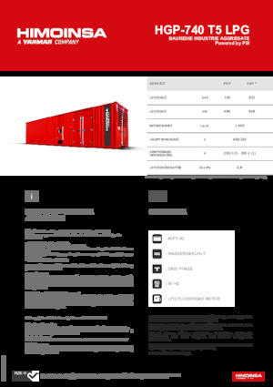 Generatori a benzina HIMOINSA HGP-740 T5 LPG