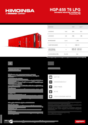 Generatori a benzina HIMOINSA HGP-855 T6 LPG