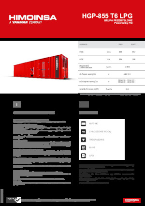 Generatori a benzina HIMOINSA HGP-855 T6 LPG