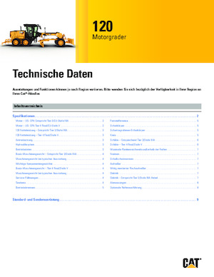 Motolivellatrici Caterpillar 120