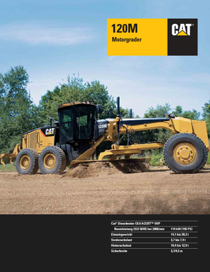 Motolivellatrici Caterpillar 120M2