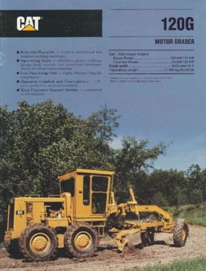 Motolivellatrici Caterpillar 120G