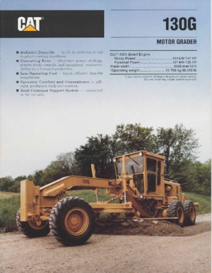 Motolivellatrici Caterpillar 130G