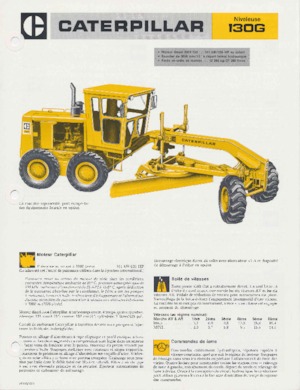 Motolivellatrici Caterpillar 130G