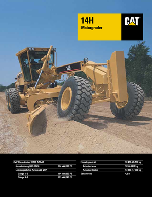 Motolivellatrici Caterpillar 14H