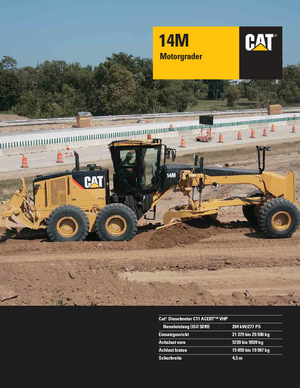 Motolivellatrici Caterpillar 14M