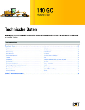 Motolivellatrici Caterpillar 140 GC AWD