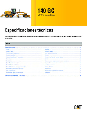 Motolivellatrici Caterpillar 140 GC AWD