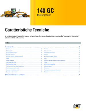 Motolivellatrici Caterpillar 140 GC AWD