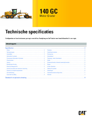 Motolivellatrici Caterpillar 140 GC AWD