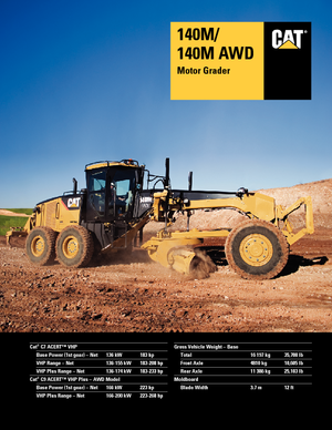 Motolivellatrici Caterpillar 140M