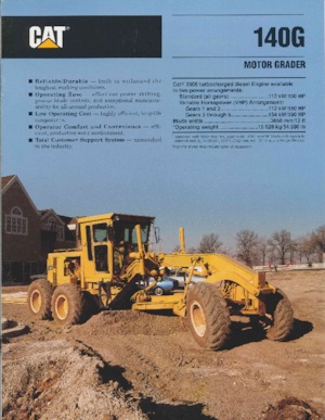 Motolivellatrici Caterpillar 140G