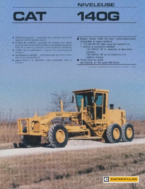 Motolivellatrici Caterpillar 140G