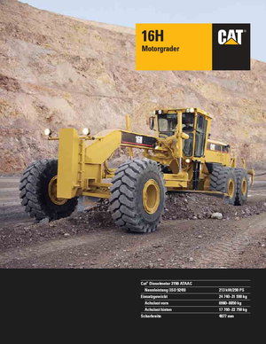 Motolivellatrici Caterpillar 16H