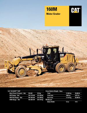 Motolivellatrici Caterpillar 160M