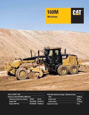 Motolivellatrici Caterpillar 160M