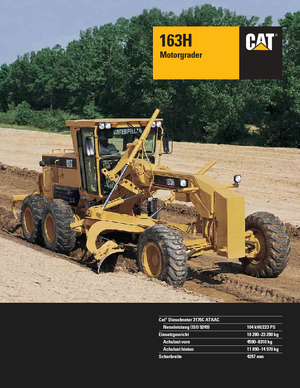 Motolivellatrici Caterpillar 163H