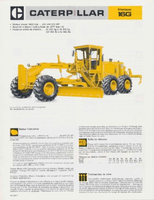 Motolivellatrici Caterpillar 16G