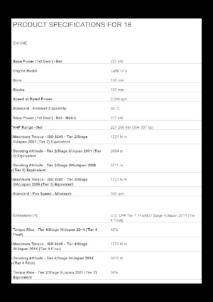 Motolivellatrici Caterpillar 18