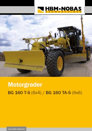 Motolivellatrici HBM-NOBAS BG 160 TA-5 EP
