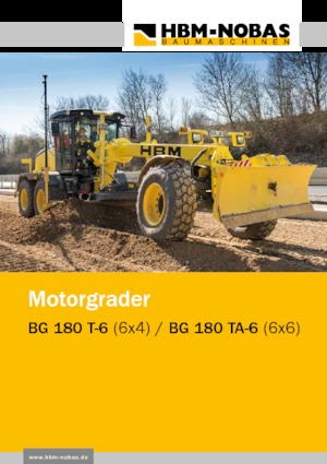 Motolivellatrici HBM-NOBAS BG 180 TA-6