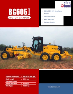 Motolivellatrici Beml BG605I