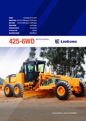 Motolivellatrici Liugong 425II-6WD 