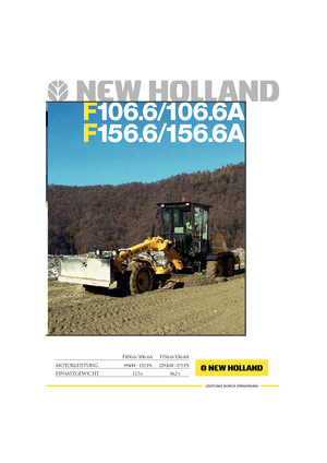 Motolivellatrici New Holland F 106.6