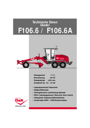 Motolivellatrici O&K F 106.6