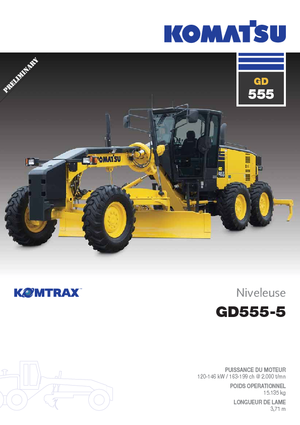 Motolivellatrici Komatsu GD555-5