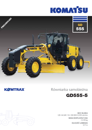 Motolivellatrici Komatsu GD555-5