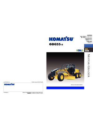 Motolivellatrici Komatsu GD655-5