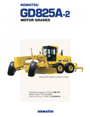 Motolivellatrici Komatsu GD825-2 A