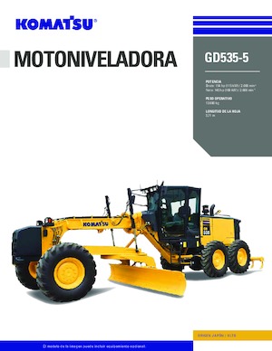Motolivellatrici Komatsu GD535-5