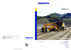 Motolivellatrici Komatsu GD535-6