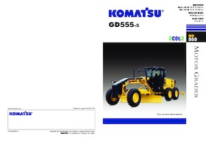 Motolivellatrici Komatsu GD555-5