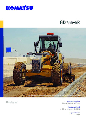 Motolivellatrici Komatsu GD555-5