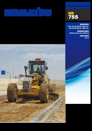 Motolivellatrici Komatsu GD755-5R