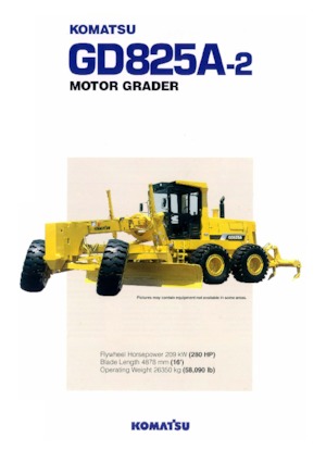 Motolivellatrici Komatsu GD825A-2