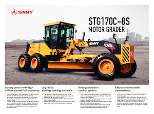 Motolivellatrici Sany STG170C-8S