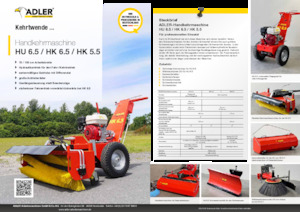 Spazzatrici stradali manuali Adler HK 5.5